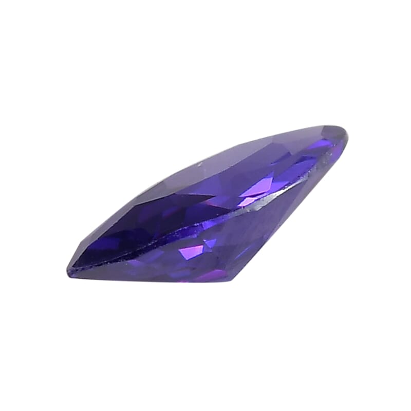 Simulated Blue Diamond Set of 2 (Mrq 8x4 mm) 1.57 ctw