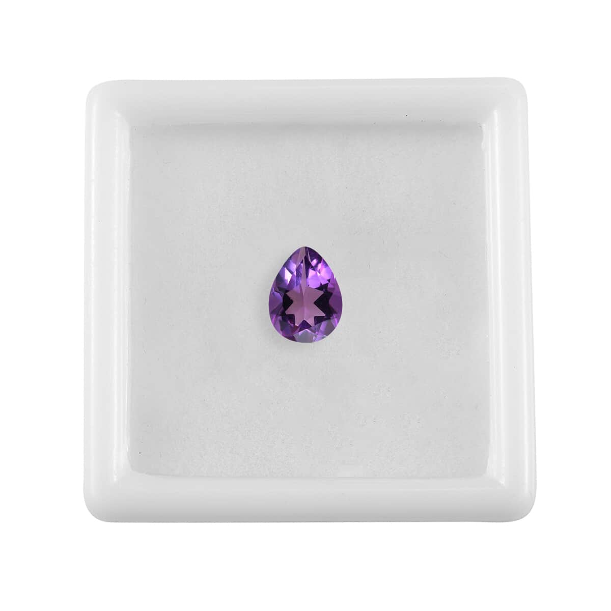 Bolivian Amethyst (Pear 8x6 mm) 0.96 ctw image number 2