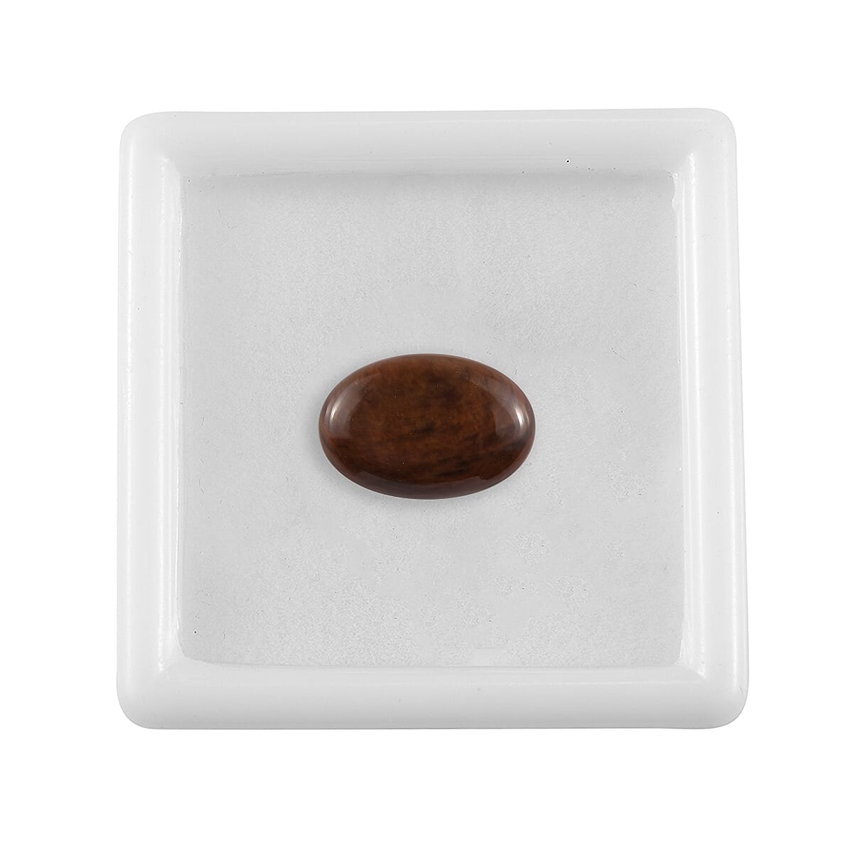 Coffee Obsidian (Ovl 14x10 mm) 5.08 ctw image number 2