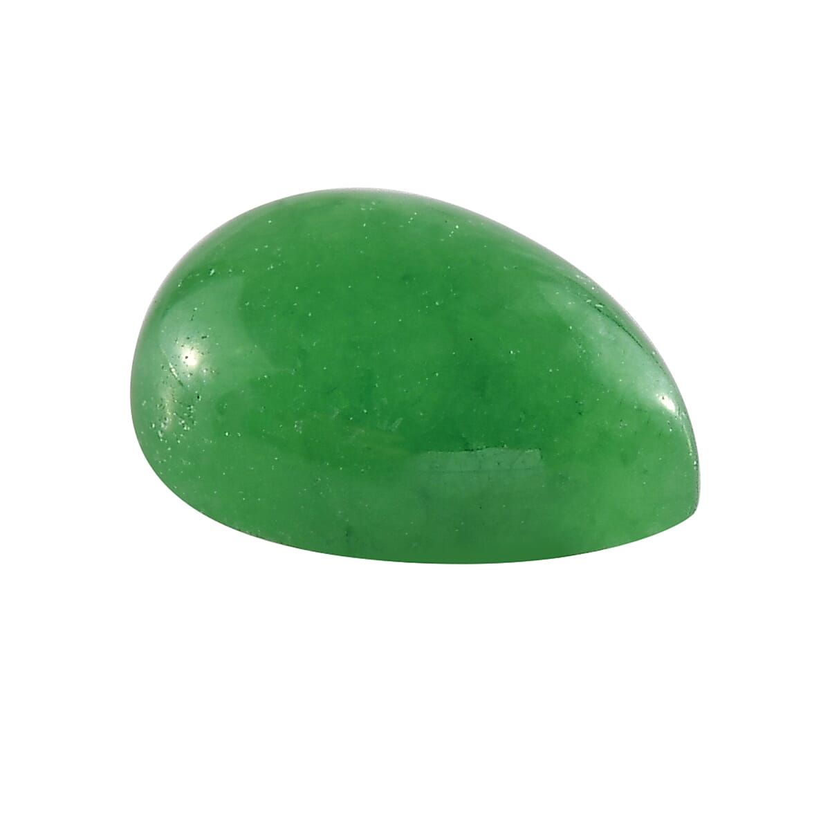 Dyed Green Jade (Pear 7x5 mm) 0.80 ctw image number 1