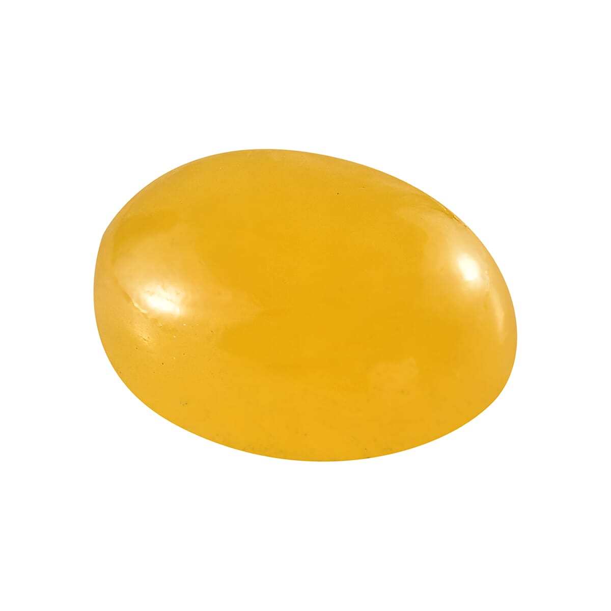 Dyed Yellow Jade (D) (Ovl 14x10 mm) 5.54 ctw image number 1