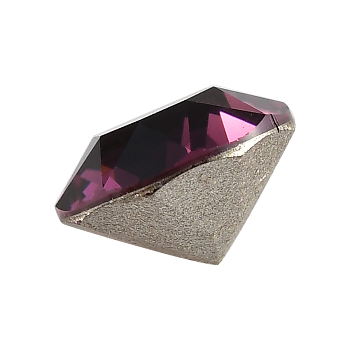 Foilback Amethyst Crystal Set of 2 (Rnd 6 mm) 1.44 ctw Loose gemstone
