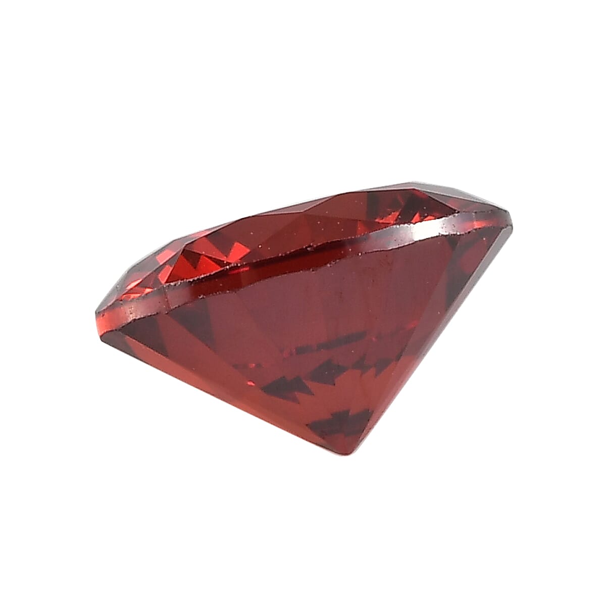 Simulated Garnet Color Diamond (Rnd 7 mm) 2.05 ctw image number 1