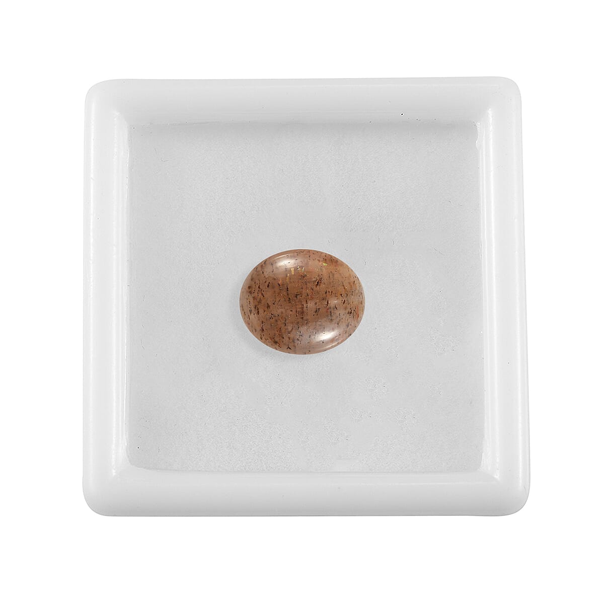 Golden Feldspar (Ovl 12x10 mm) 4.12 ctw image number 2