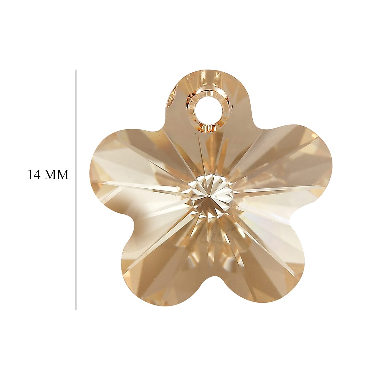 Golden Shadow Crystal (Fancyflow 14 mm) 6.02 ctw image number 3