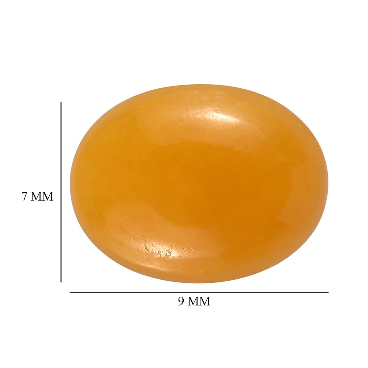 AAA Honey Jade (Ovl 9x7 mm) 1.91 ctw image number 3