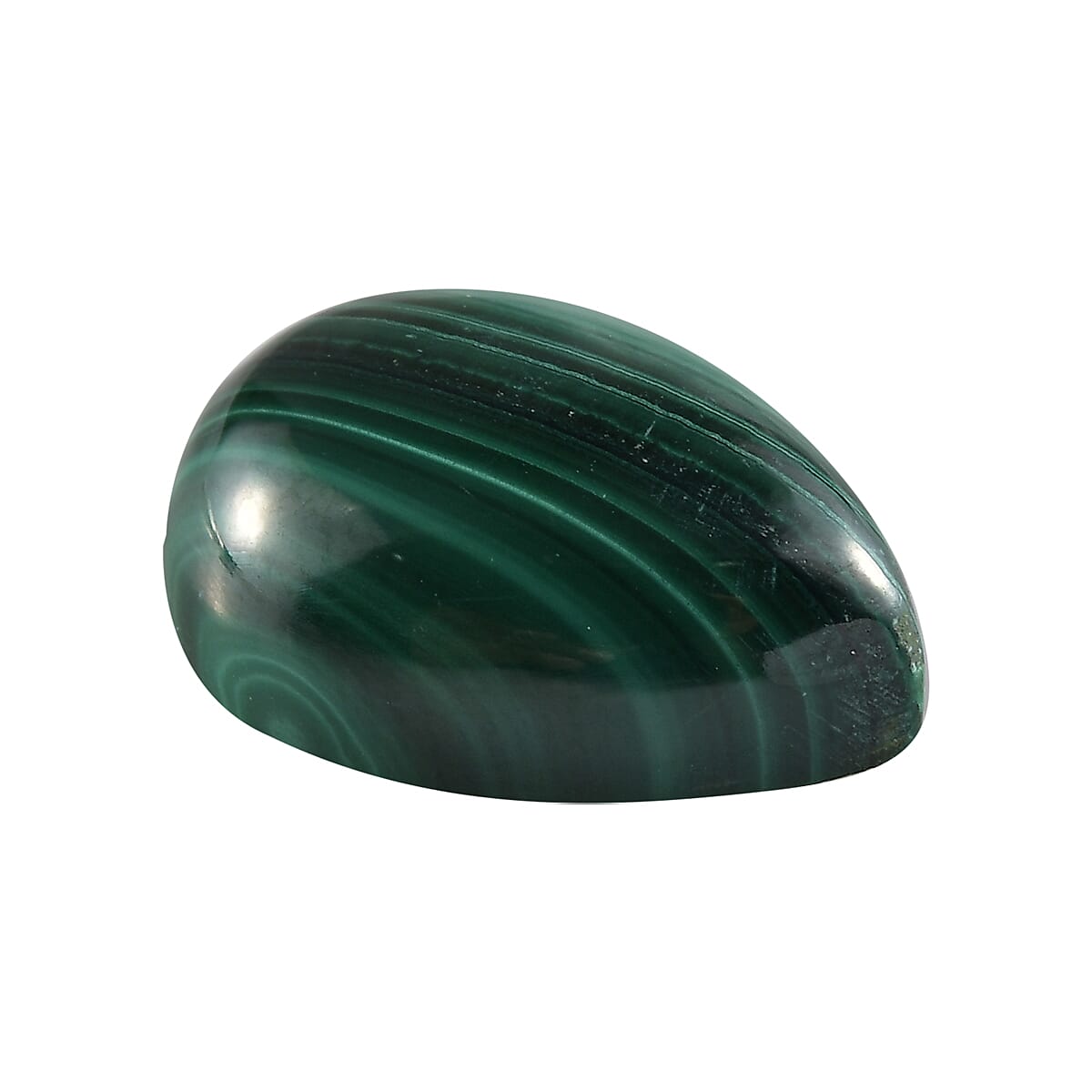 African Malachite (Pear 14x10 mm) 6.19 ctw image number 1