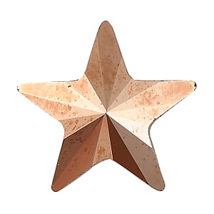 Metallic Rose Gold Crystal (Fancy 10x10 mm) 1.58 ctw