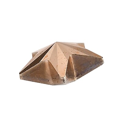 Metallic Rose Gold Crystal (Fancy 10x10 mm) 1.58 ctw