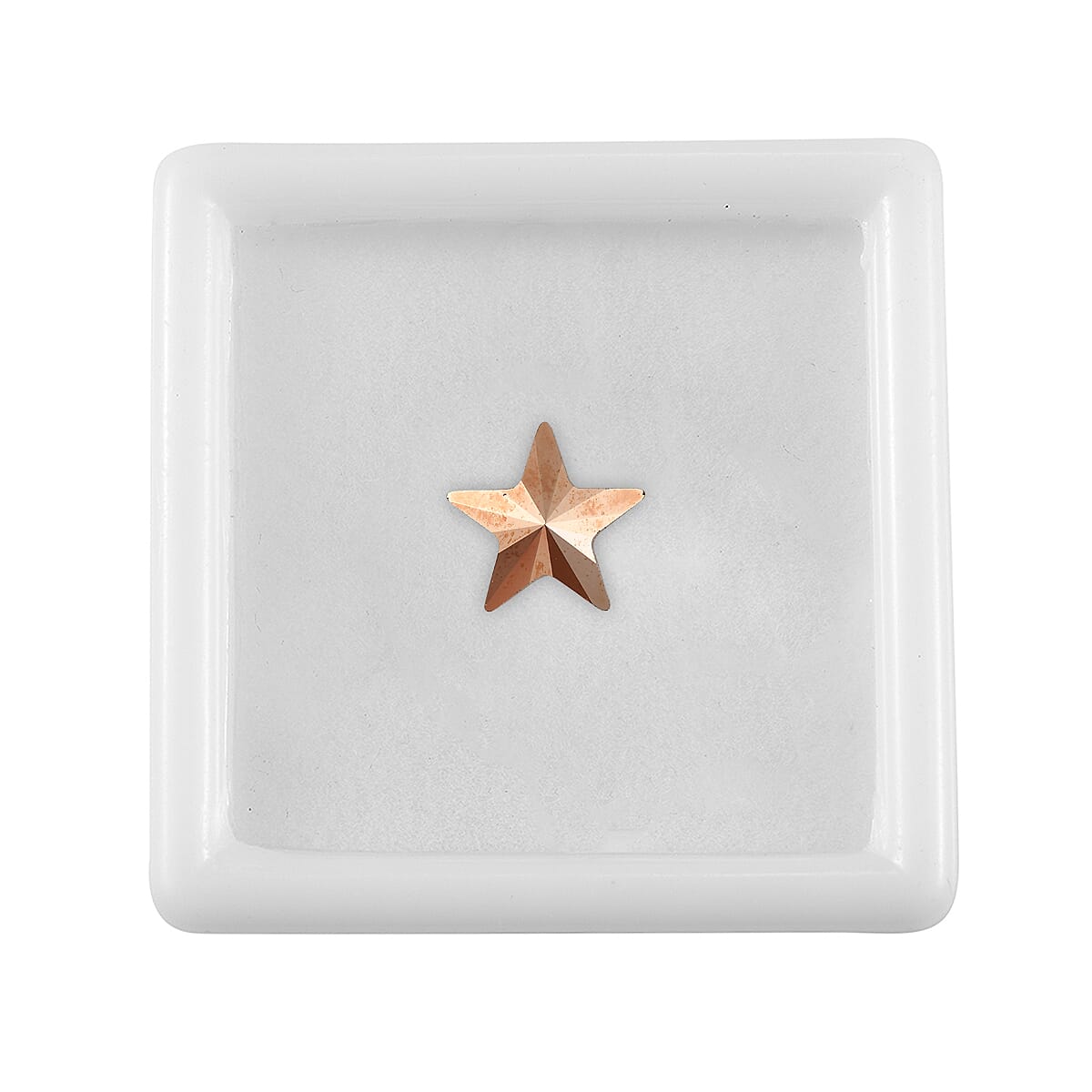 Metallic Rose Gold Crystal (Fancy 10x10 mm) 1.58 ctw image number 2