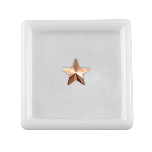 Metallic Rose Gold Crystal (Fancy 10x10 mm) 1.58 ctw