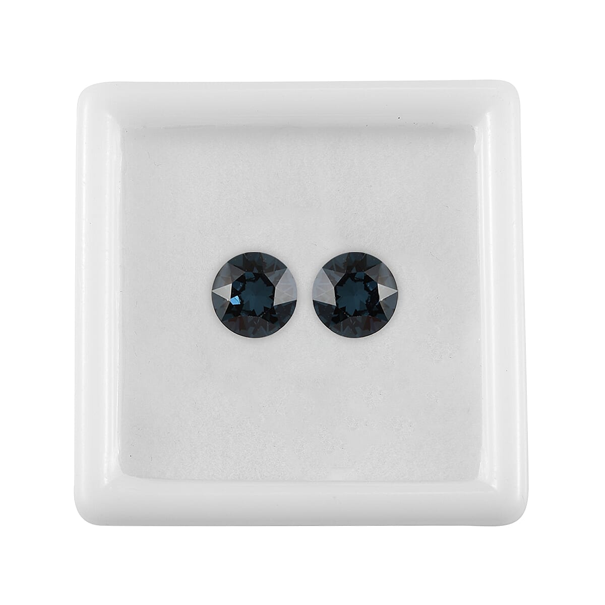 Montana Crystal Set of 2 (Rnd 7 mm) 2.35 ctw image number 2