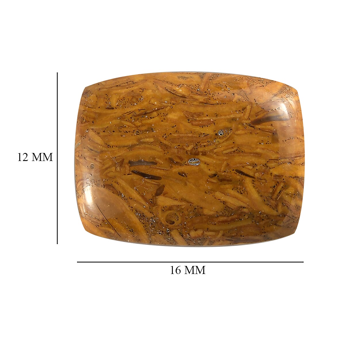 Script Stone (Cush 16x12 mm) 7.10 ctw image number 3