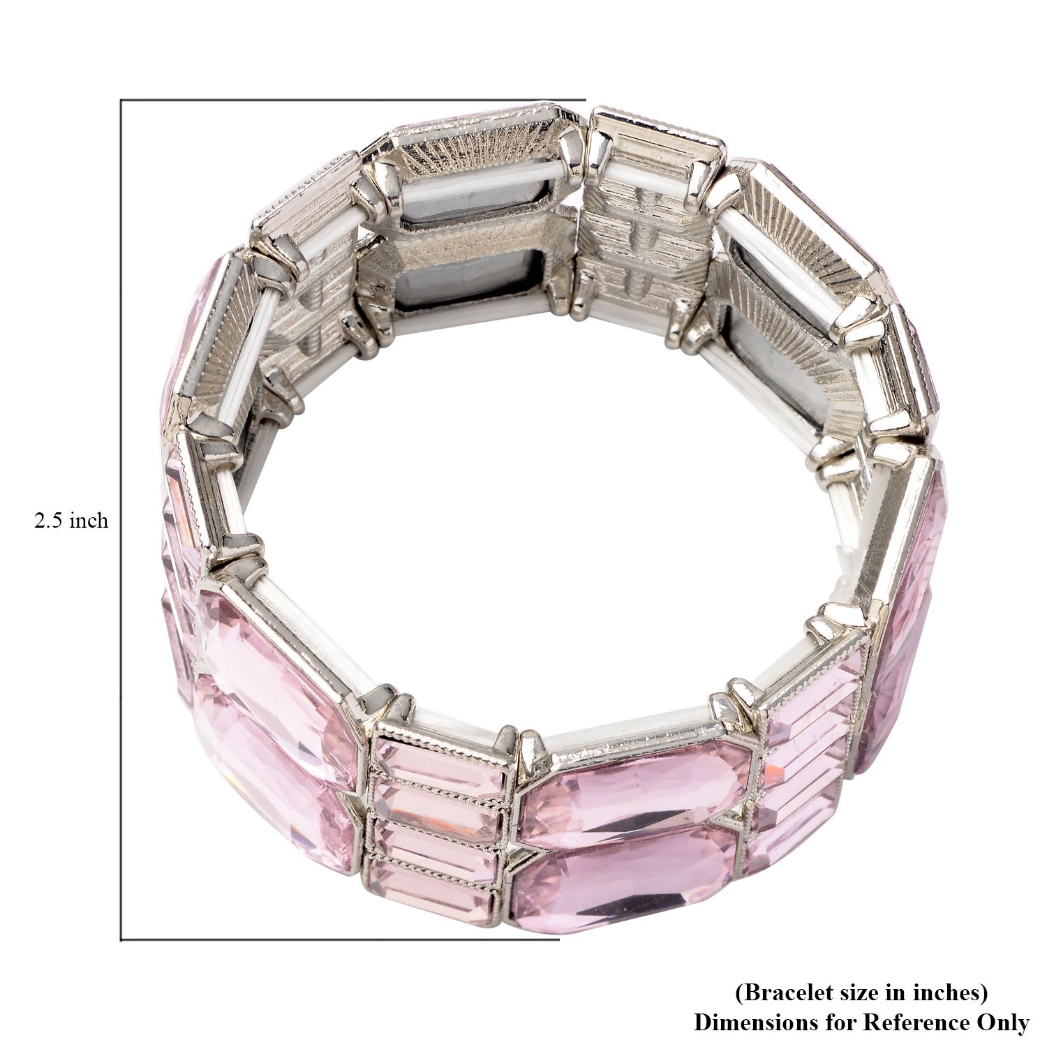 Simulated Pink Diamond / 6.50 inches - Product card gallery slide 3 (9431182278911)