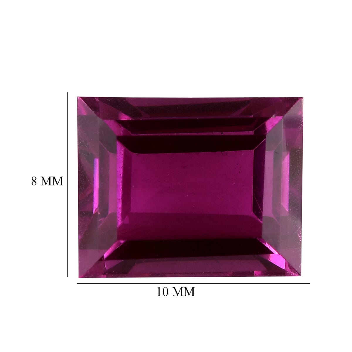 Radiant Orchid Triplet Quartz (Bgt 10x8 mm) 3.58 ctw
