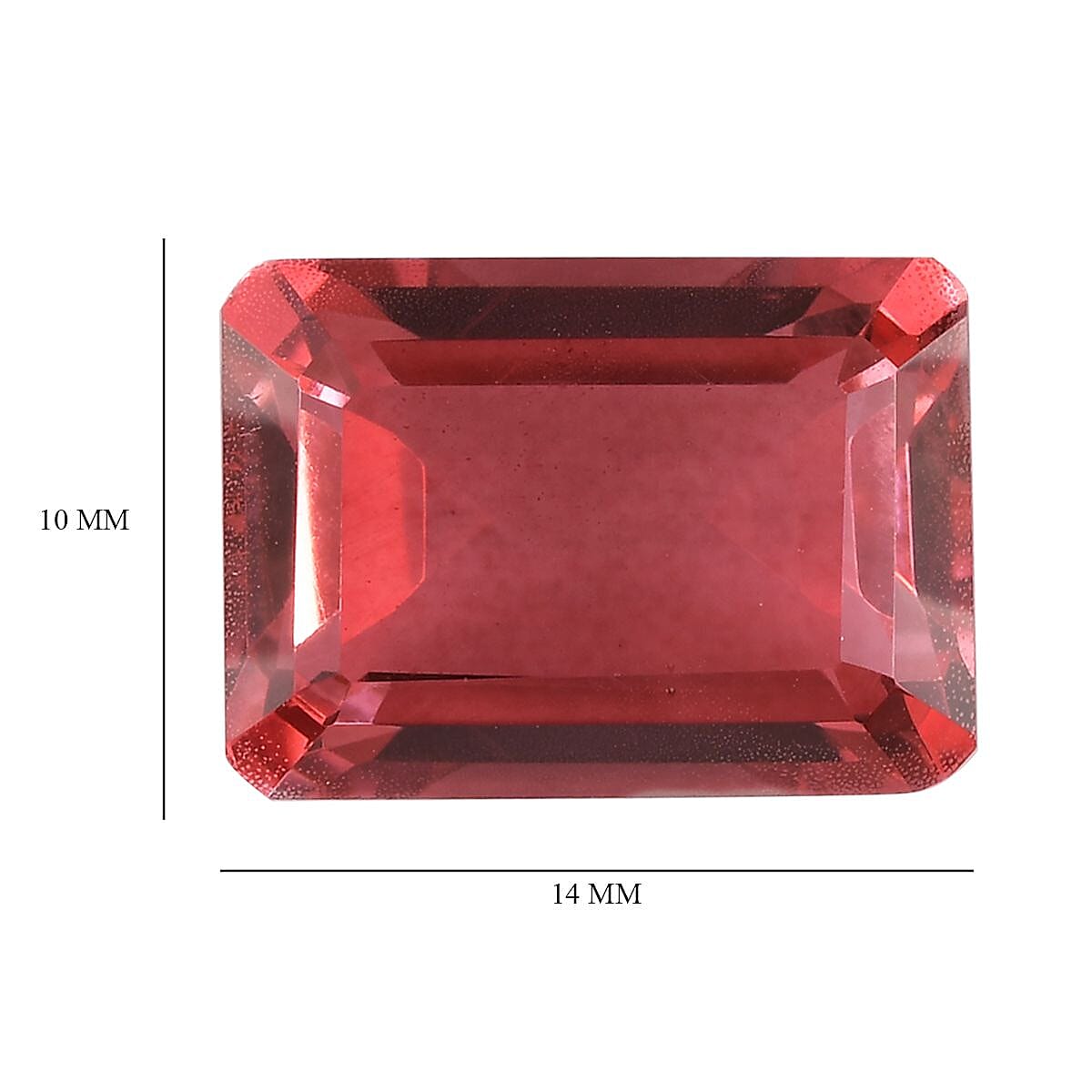Salmon Triplet Quartz (Oct 14x10 mm) 7.46 ctw