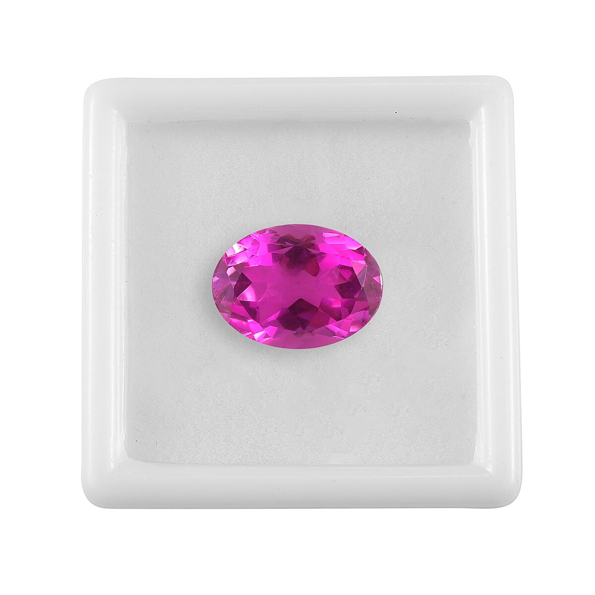 Radiant Orchid Triplet Quartz (Ovl 16x12 mm) 9.31 ctw image number 2