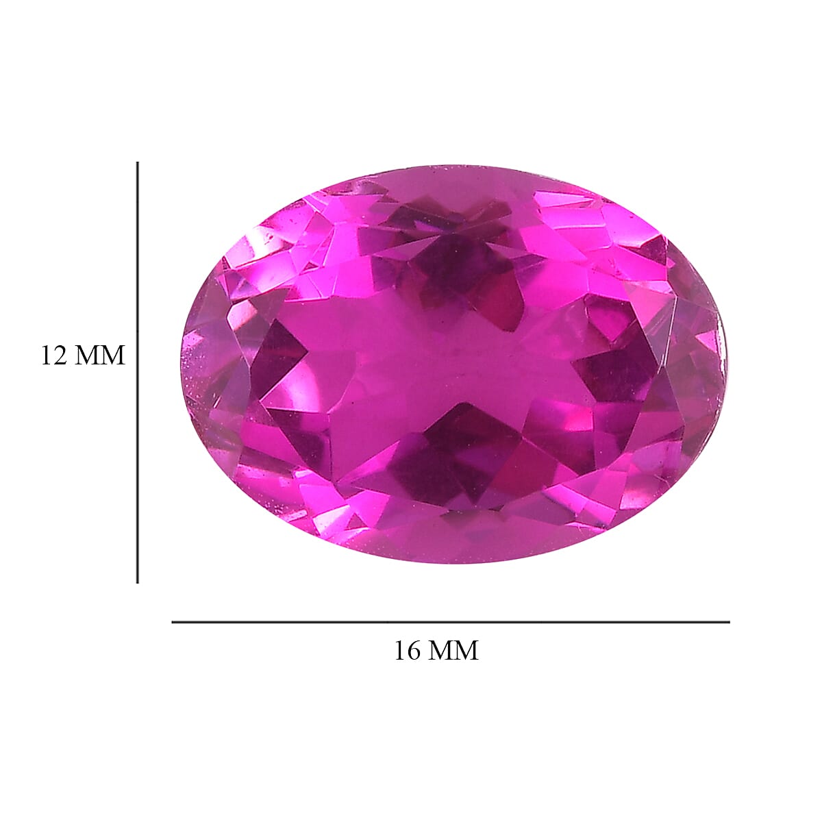 Radiant Orchid Triplet Quartz (Ovl 16x12 mm) 9.31 ctw image number 3