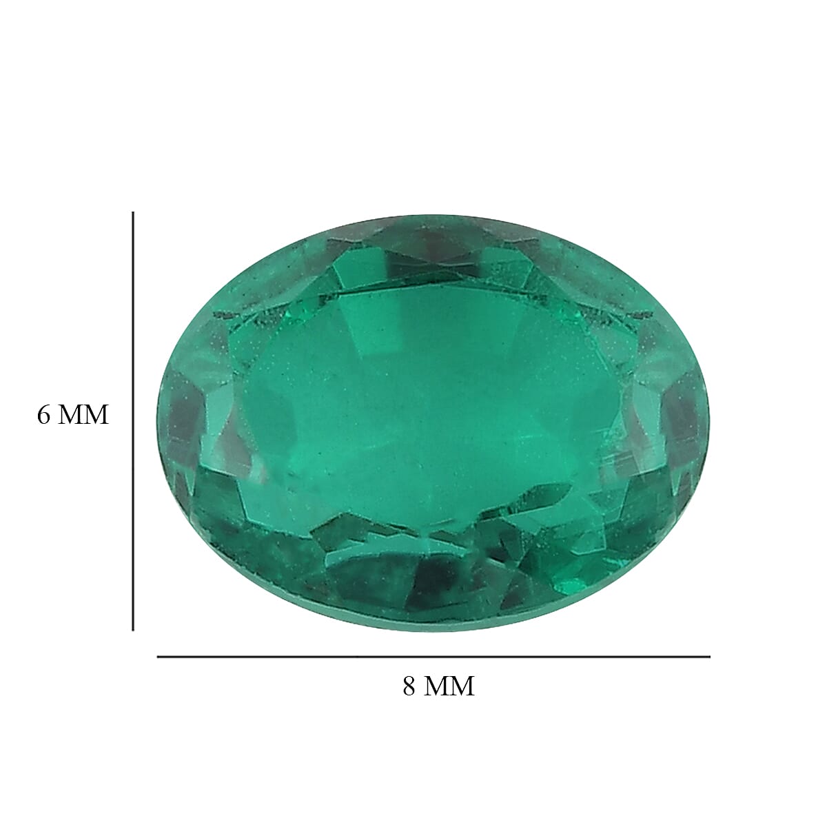 Emeraldine Quartz (Ovl 8x6 mm) 1.48 ctw image number 3