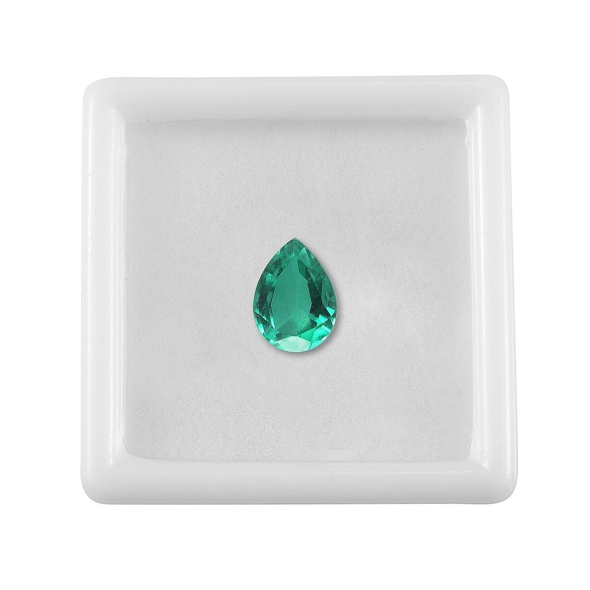 Emeraldine Quartz (Pear 8x6 mm) 1.42 ctw image number 2