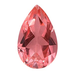Living Coral Triplet Quartz (Pear 8x5 mm) 0.87 ctw