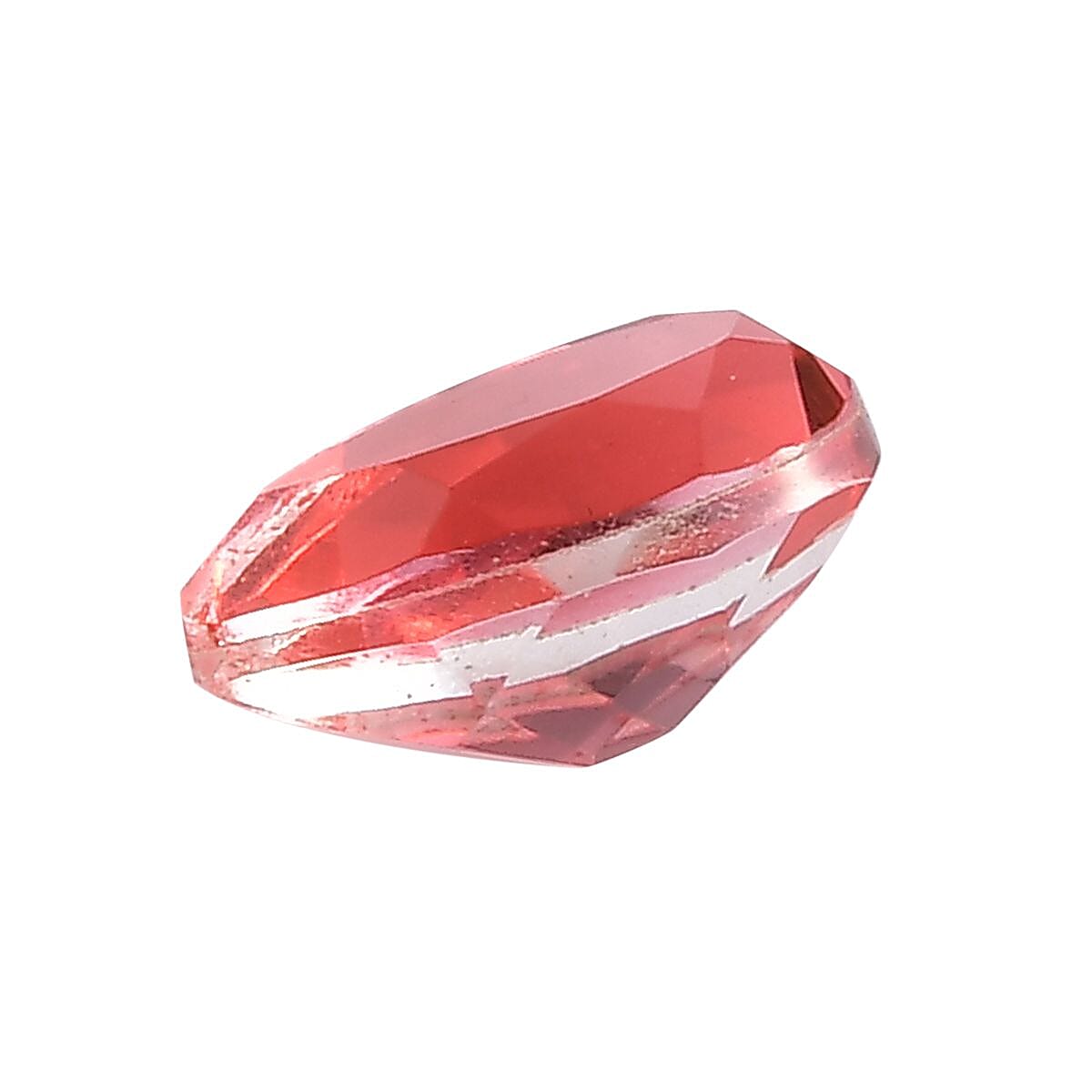 Living Coral Triplet Quartz (Pear 8x5 mm) 0.87 ctw image number 1