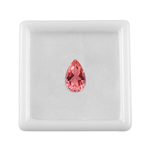 Living Coral Triplet Quartz (Pear 8x5 mm) 0.87 ctw