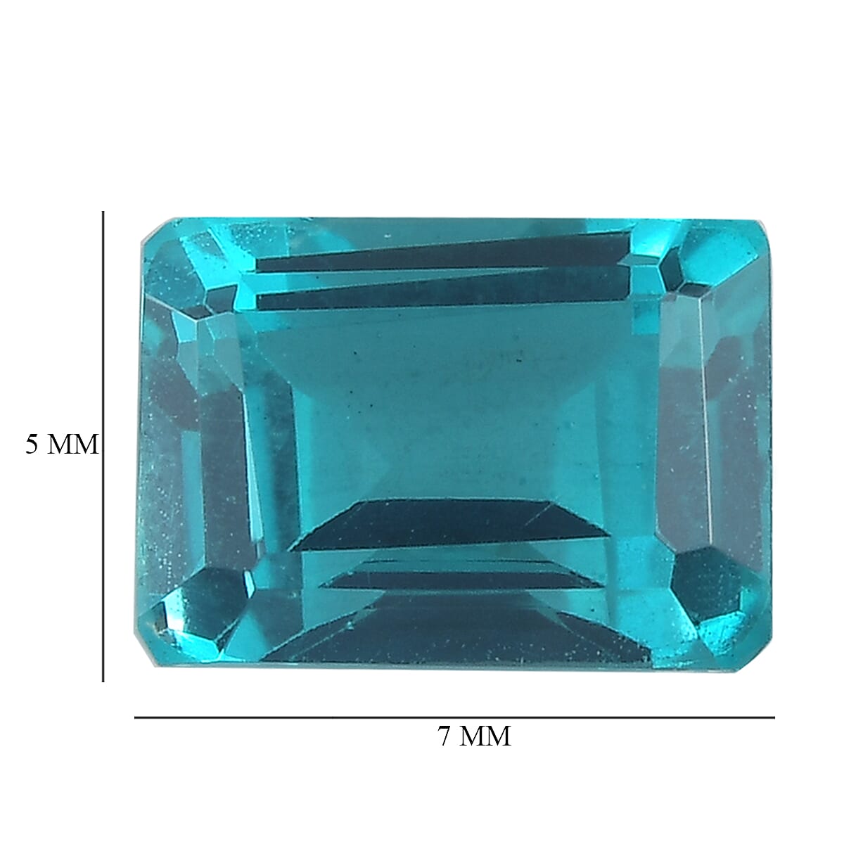 Capri Blue Triplet Quartz (Oct 7x5 mm) 1.10 ctw image number 3