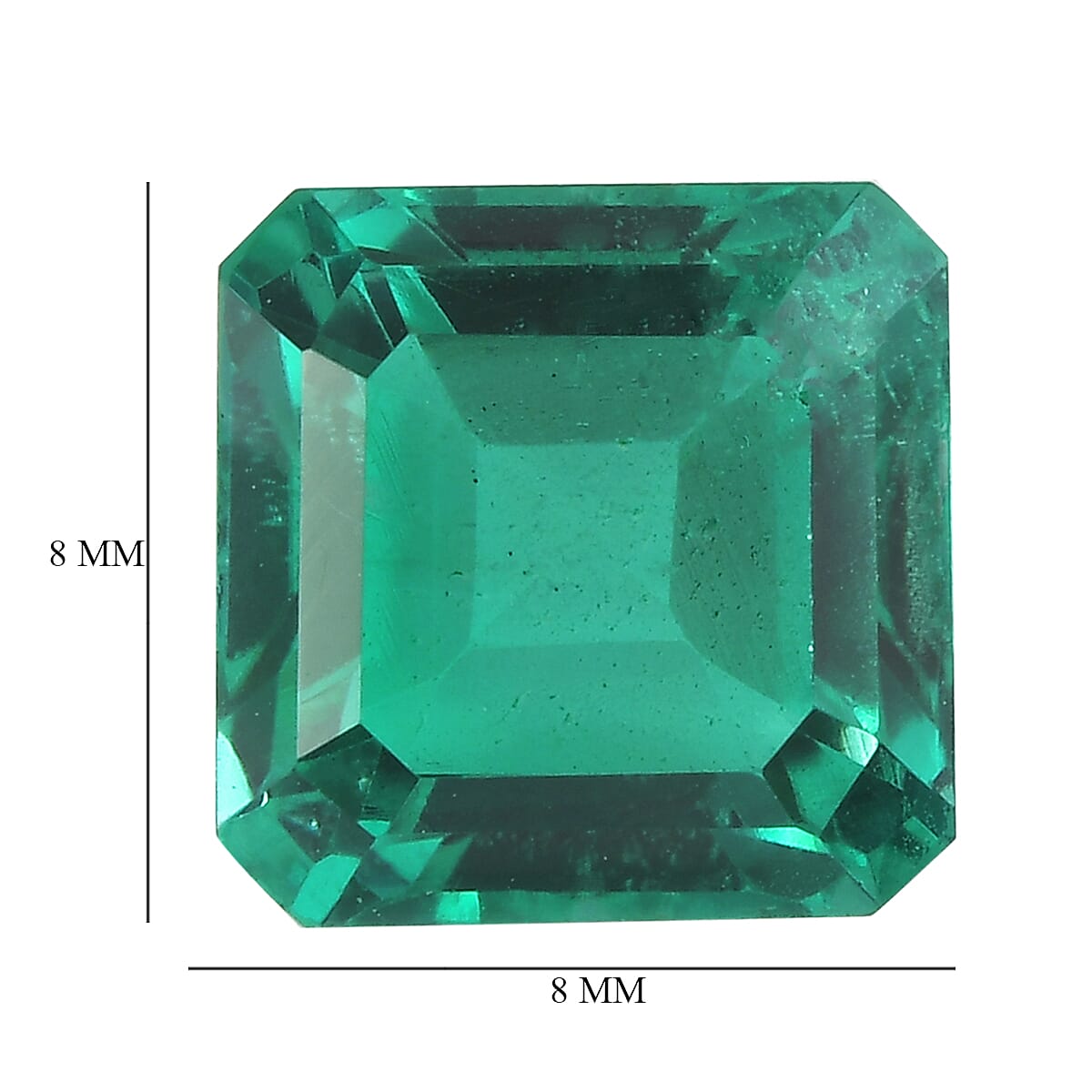 Emerald Triplet Quartz (Oct 8x8 mm) 2.97 ctw image number 3