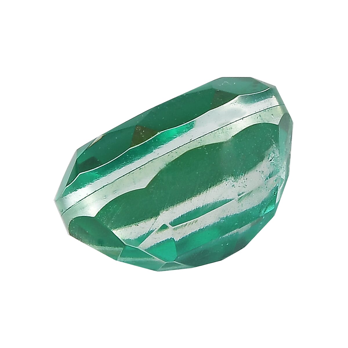 Emerald Triplet Quartz (Ovl 9x7 mm) 2.30 ctw image number 1
