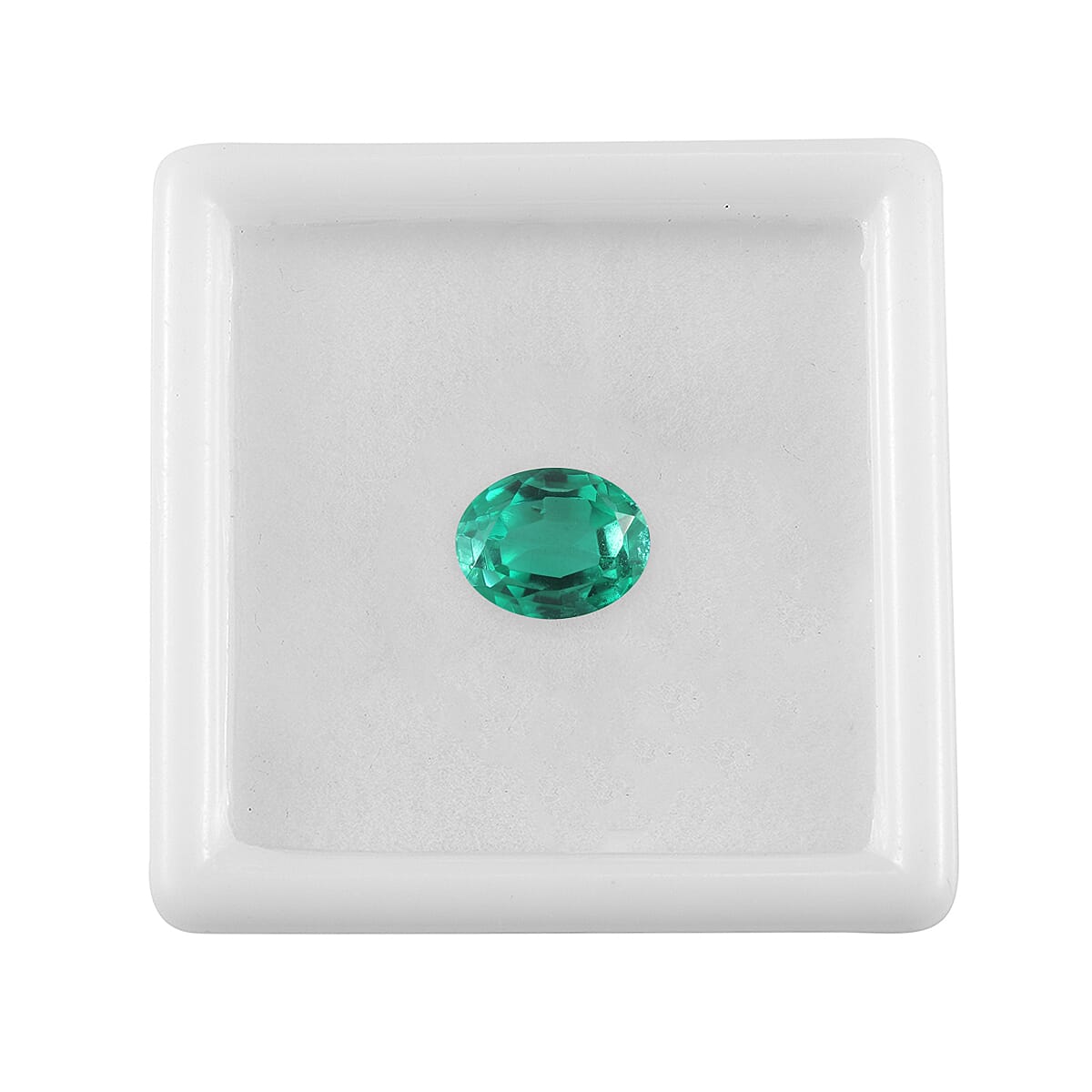 Emerald Triplet Quartz (Ovl 9x7 mm) 2.30 ctw image number 2