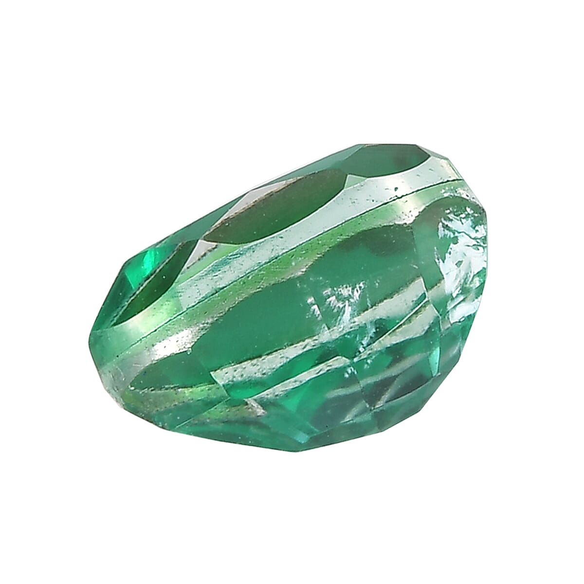 Emeraldine Triplet Quartz (Pear 8x6 mm) 1.37 ctw image number 1