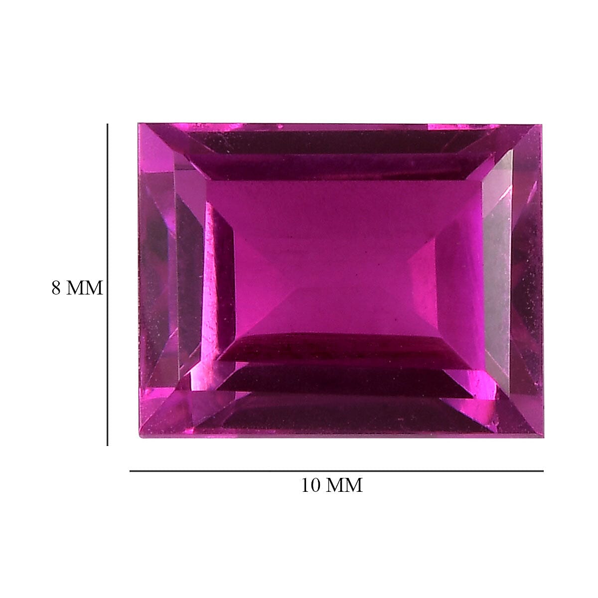 Radiant Orchid Triplet Quartz (Bgt 10X8 mm) 3.66 ctw image number 3