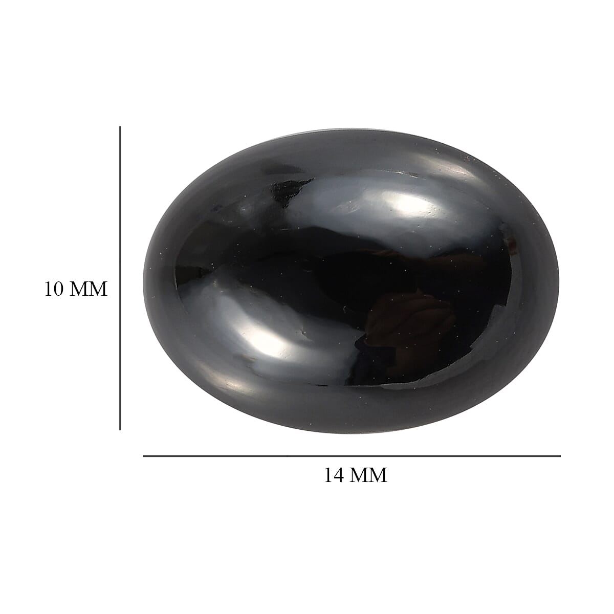 Thai Black Spinel (Ovl 14x10 mm) 7.71 ctw image number 3
