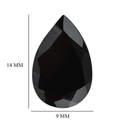 Thai Black Spinel (Pear 14x9 mm) 4.75 ctw image number 3