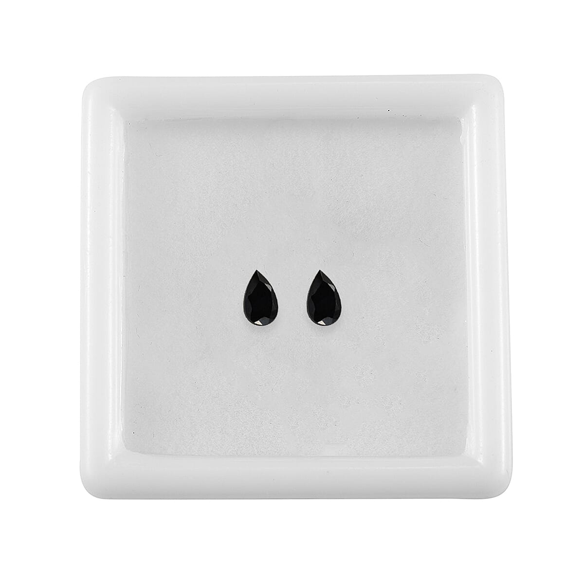 Thai Black Spinel (Pear 5x3 mm) 0.55 ctw image number 2