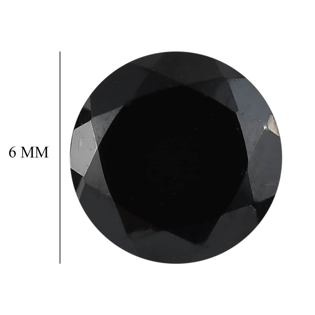 Natural Thai Black Spinel Set of 2 (Rnd 6 mm) 2.04 ctw image number 3