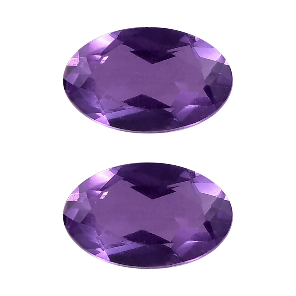 AA Bolivian Amethyst Set of 2 (Ovl 5x3 mm) 0.37 ctw image number 0