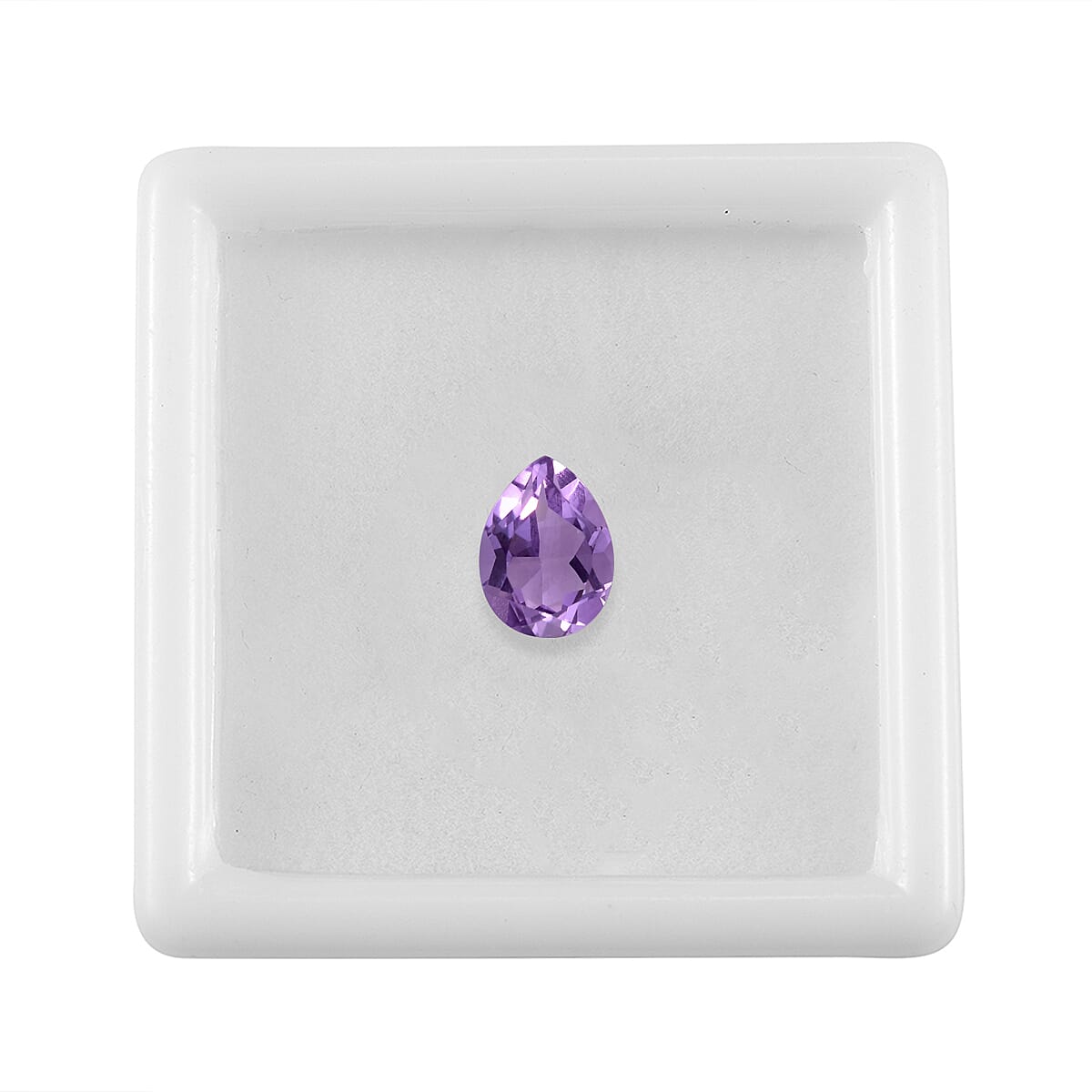 Bolivian Amethyst (Pear 8x6 mm) 0.96 ctw