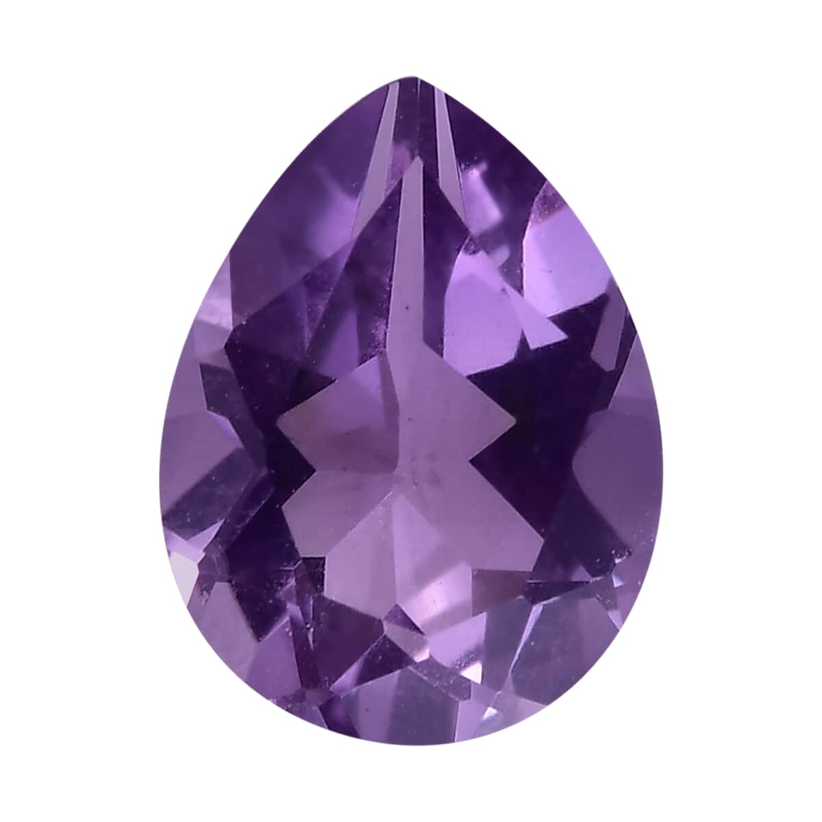 AA Bolivian Amethyst (Pear 8x6 mm) 0.84 ctw image number 0