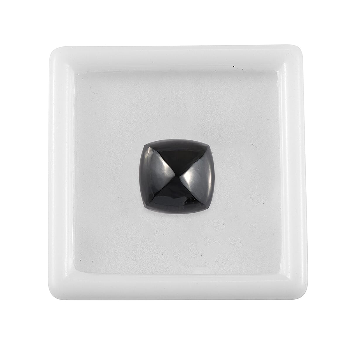 California Black Jade (Cush 12x12 mm) 13.21 ctw image number 2