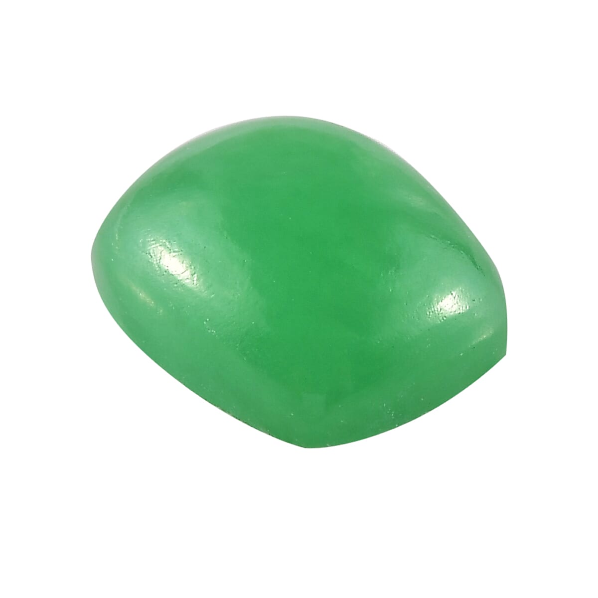 Green Jade (Cush 10x8 mm) 2.73 ctw image number 1