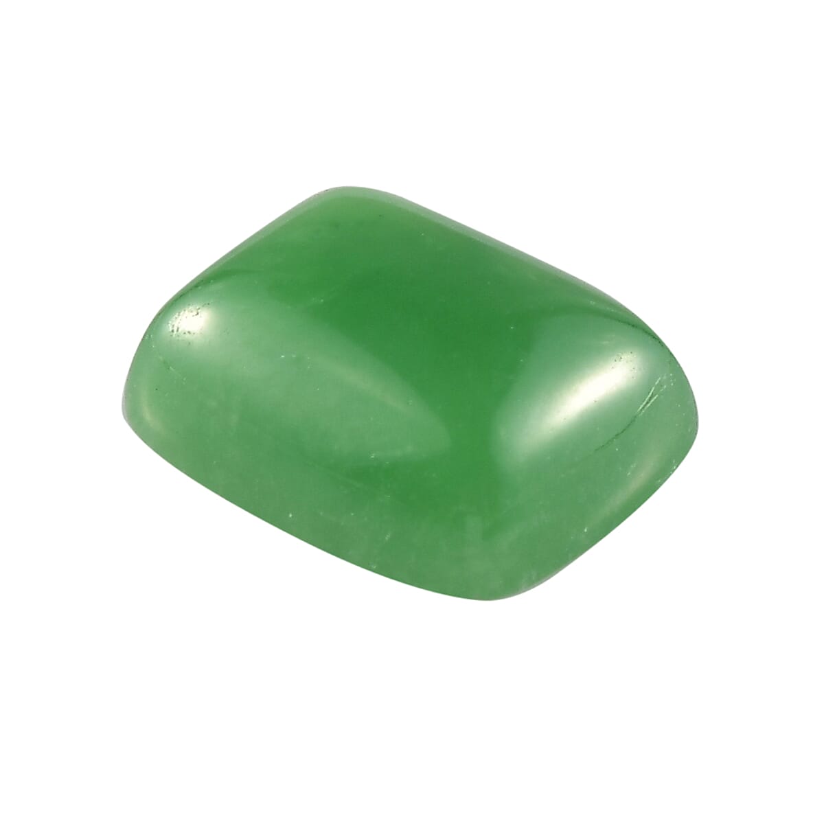 AA Green Jade (Cush 10x8 mm) 3.69 ctw image number 1