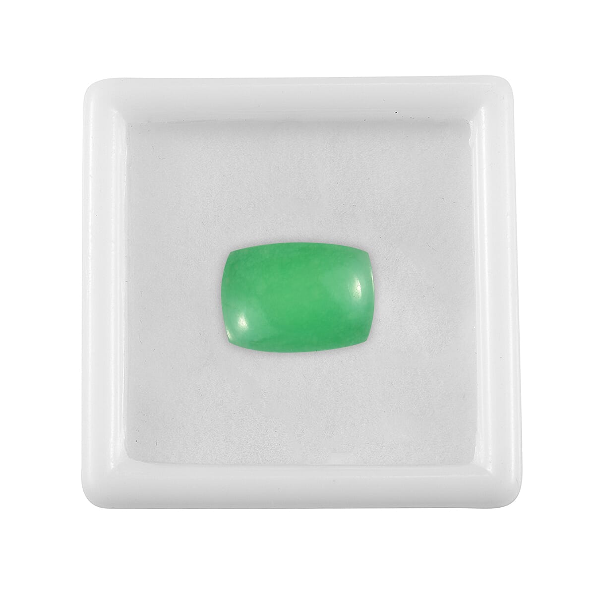 Green Jade (D) (Cush 14x10 mm) 5.86 ctw image number 2
