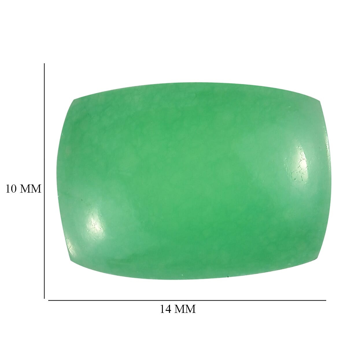 Green Jade (D) (Cush 14x10 mm) 5.86 ctw image number 3