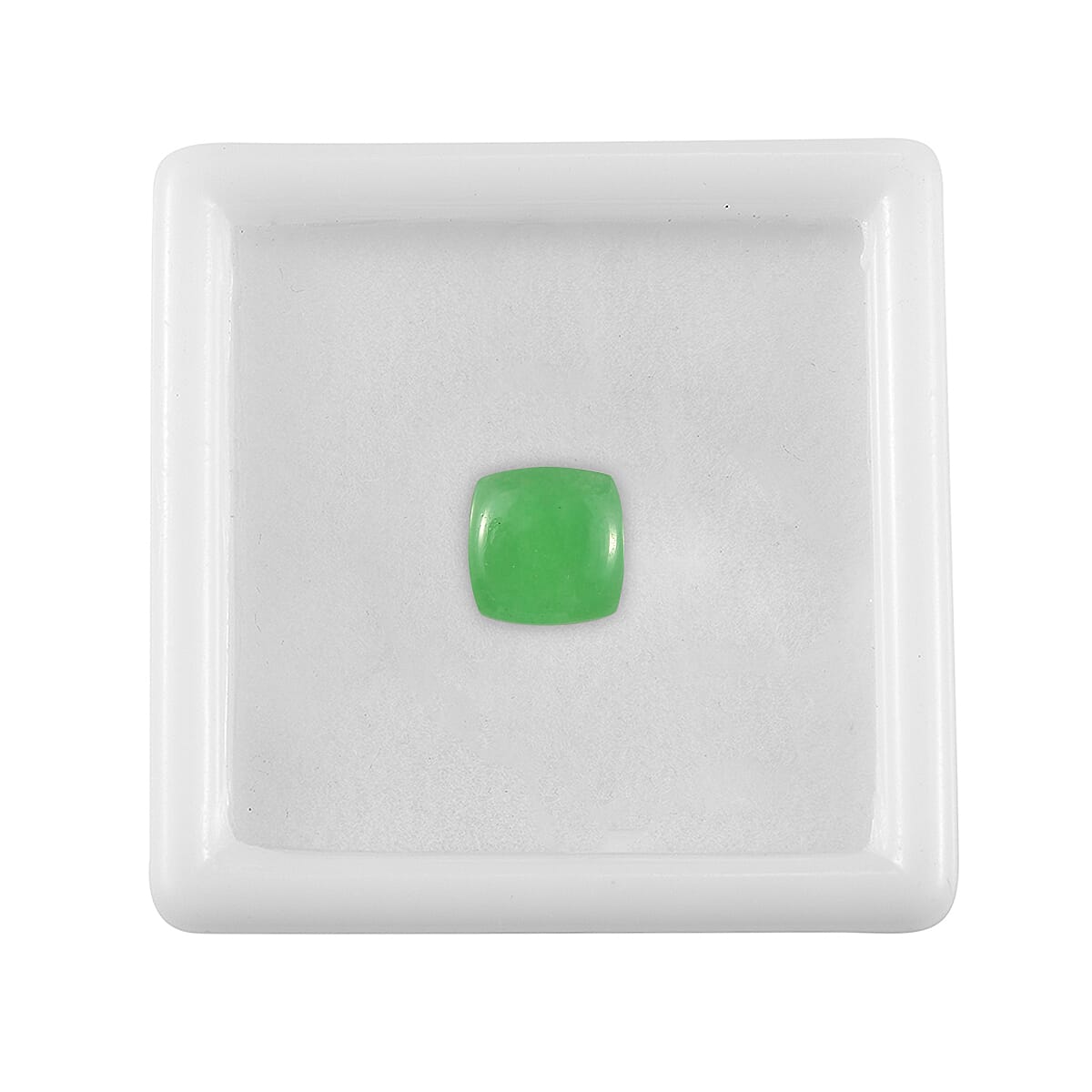 Green Jade (Cush 8x8 mm) 2.05 ctw image number 2