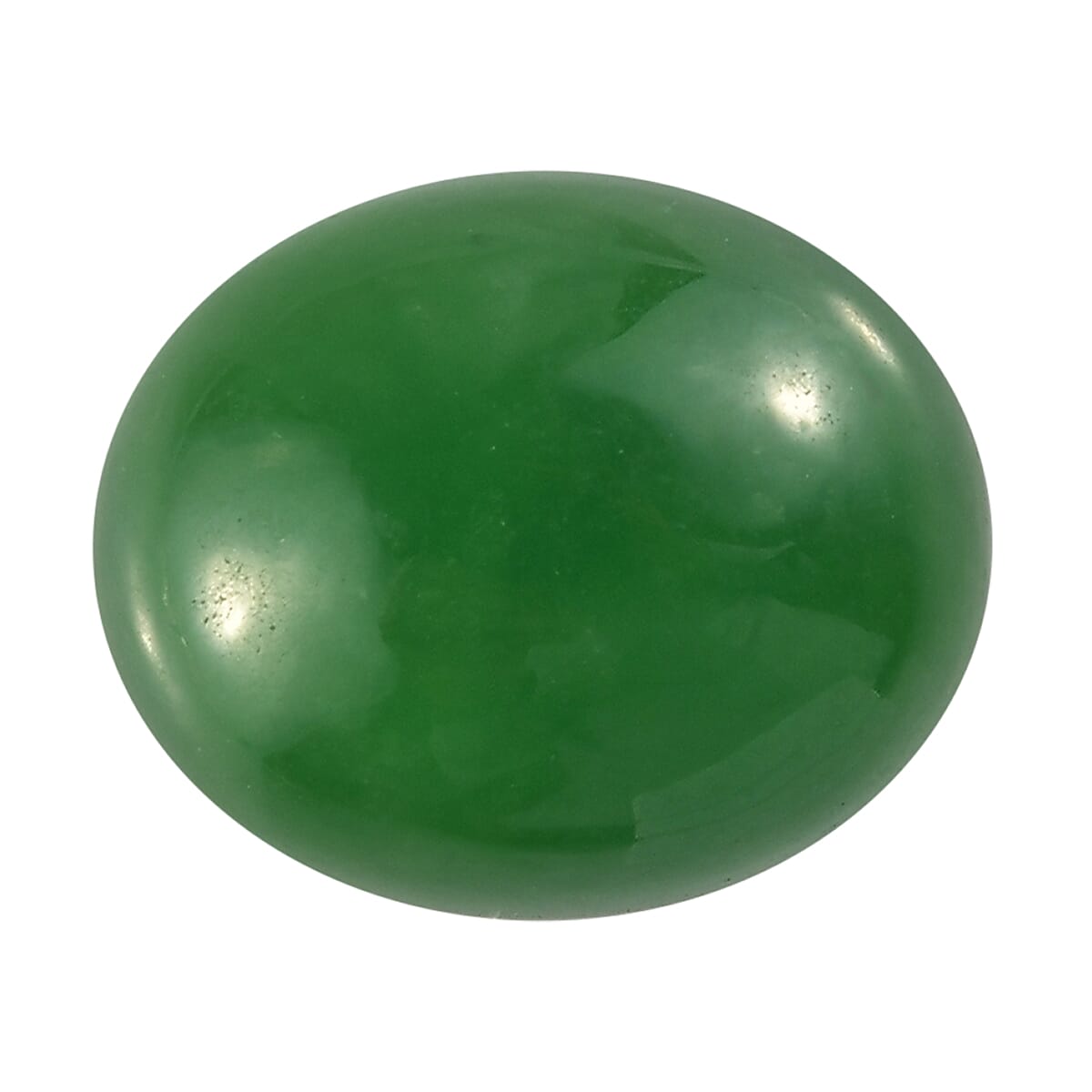 AAA Green Jade (D) (Ovl 12x10 mm) 4.65 ctw image number 0