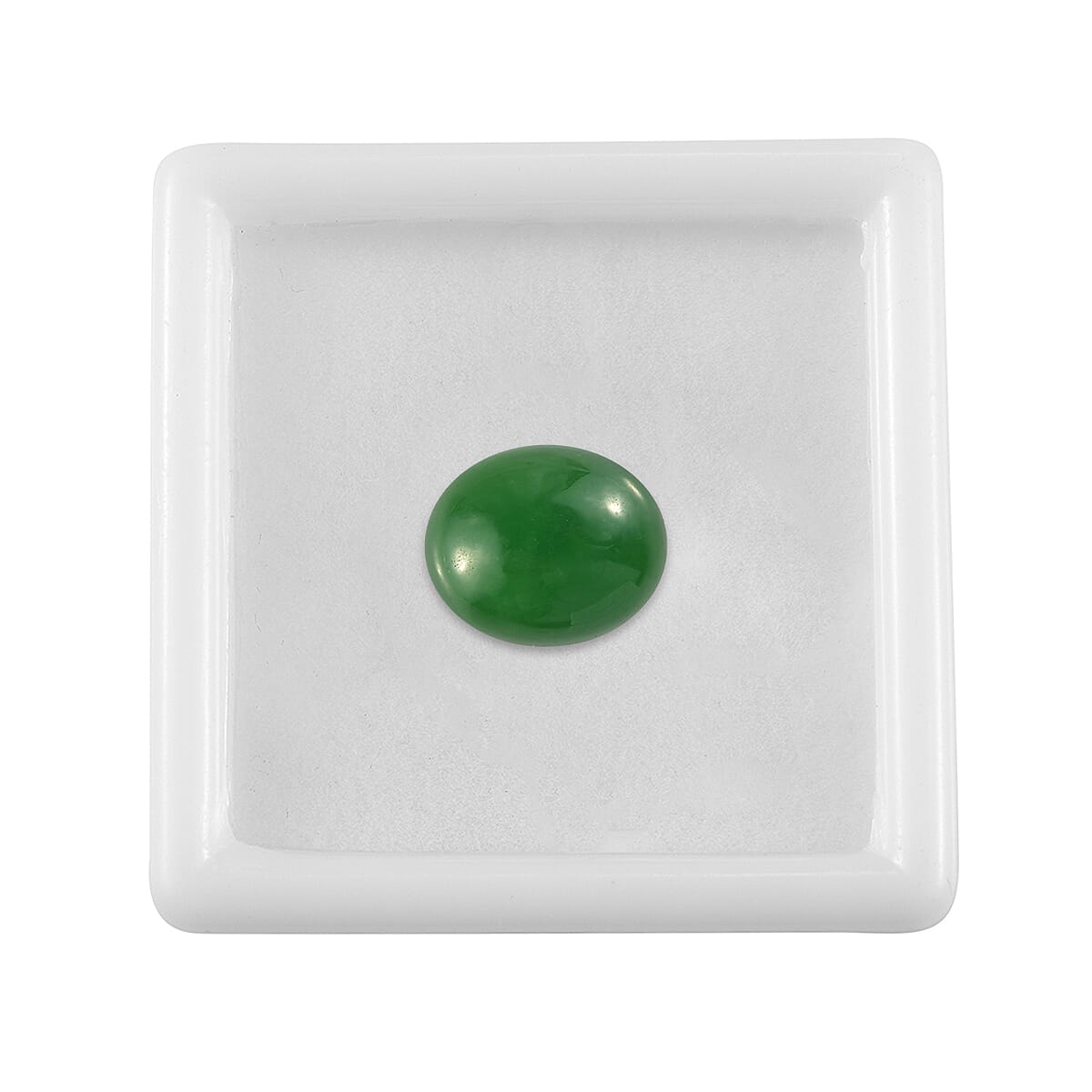 AAA Green Jade (D) (Ovl 12x10 mm) 4.65 ctw image number 2