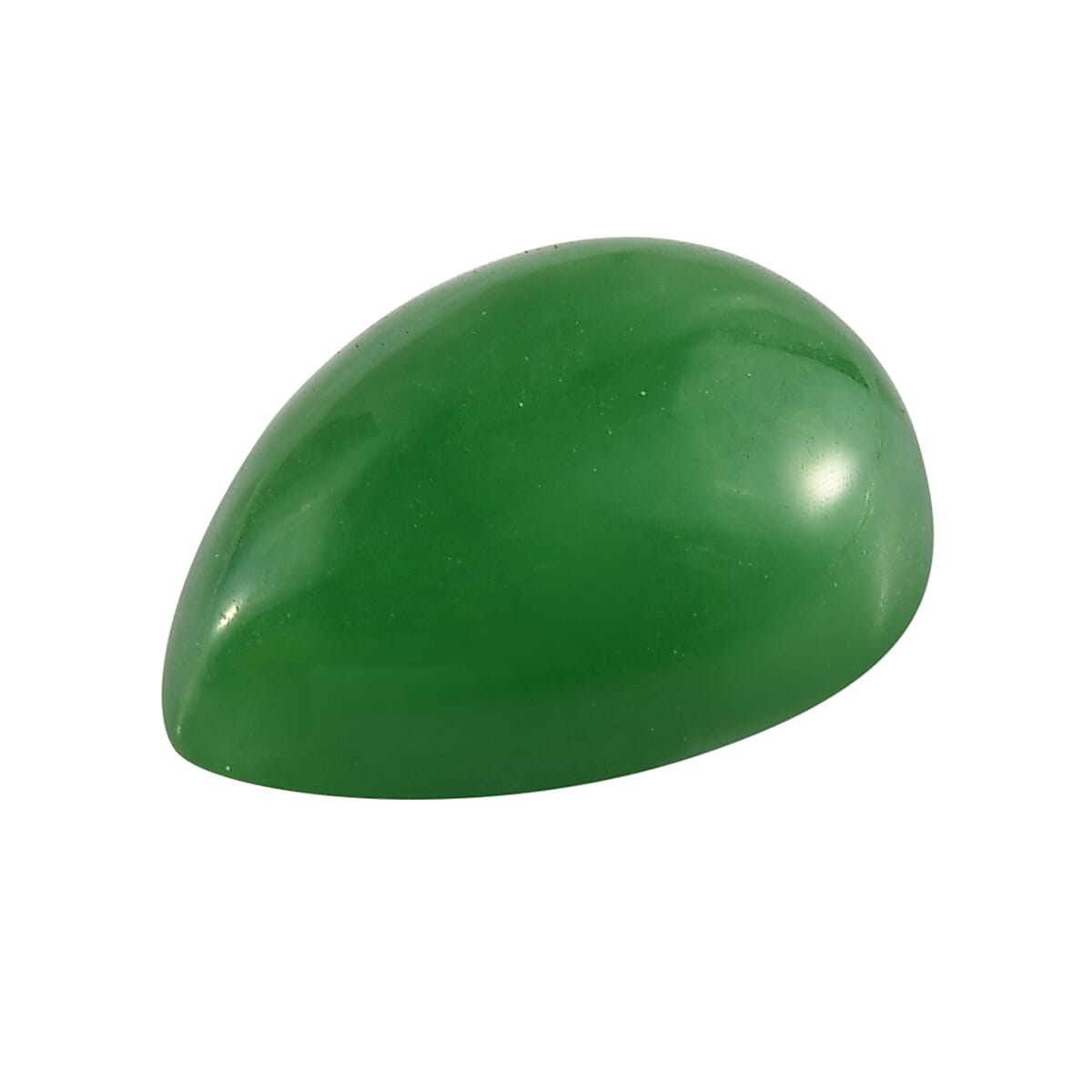 AA Green Jade (D) (Pear 14x10 mm) 5.83 ctw image number 1