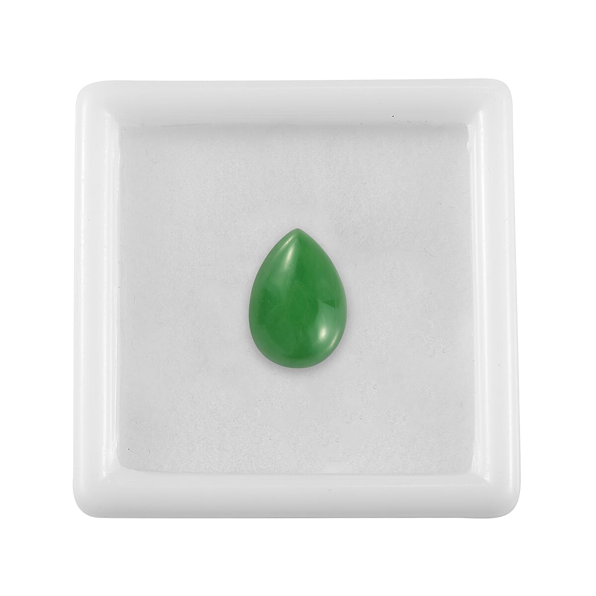 AA Green Jade (D) (Pear 14x10 mm) 5.83 ctw image number 2